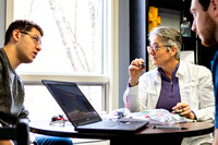 Lifejoint CEO and engineering students interview P02168-9