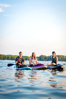 2022 Photo Days Students Winona Lake Paddle Board Kayak P01257-21