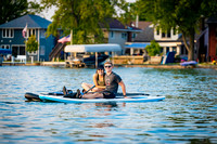 2022 Photo Days Students Winona Lake Paddle Board Kayak P01257-24