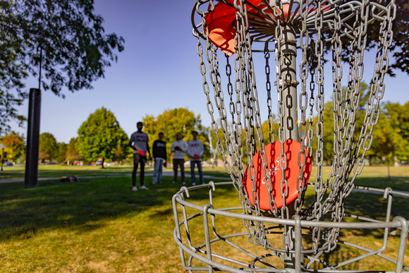Campus Life Outdoor Students Portraits Disc Golf Hammock Chess Bible Guitar P02055-21