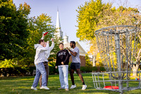 Campus Life Outdoor Students Portraits Disc Golf Hammock Chess Bible Guitar P02055-1