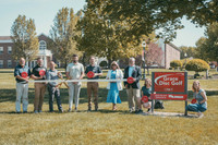 Ribbon Cutting Ceremony Disc Golf P01551-2