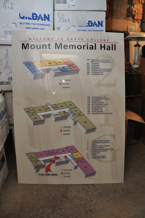 Obviously, this map is in storage, and there seems to be no plan to have it displayed again.